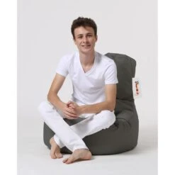 Emob Tuin Zitzak Van Atelier Del Sofa - Waterdicht, Hoge Dichtheid, Donkergrijs -VIDAXL Winkel 6478150bdf6a4bbcbc84983a3dac6edb