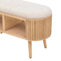 Bank Met Opbergruimte In Grenen En Witte Lussen -VIDAXL Winkel 64ccaa74853d46c7b576cbd5fba708ce