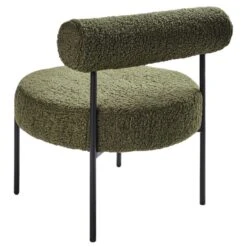 ALPHA - Fauteuil - Groen - Bouclé -VIDAXL Winkel 658b1dddf03c4848864164e503d452cd
