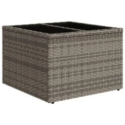 VidaXL Loungeset Met Kussens & Tuintafel - Grijs - Poly Rattan - 10 Stuks -VIDAXL Winkel 65c02b7ce1574a62919e3e6d14a49342