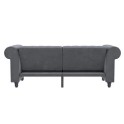 Felix - 3-zits Slaapbank In Antraciet Fluweel -VIDAXL Winkel 664eba6695b844e78e4d2875feb13d8e