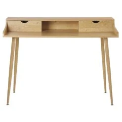 Beliani Bureau LENORA - Lichte Houtkleur Mdf -VIDAXL Winkel 6661a410822243f099074df9bcd06473