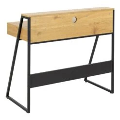 Sohome Bureau Mathaniel - Eiken En Metaal - 100 X 50cm -VIDAXL Winkel 66ec6fdbdc1d45ce920cdfd427288603