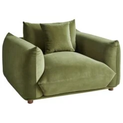 LUVOS - Fauteuil - Groen - Fluweel 13 LUVOS - Fauteuil - Groen - Fluweel -VIDAXL Winkel 67884d87835241b4917f93551df14c16