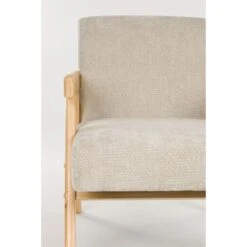 Housecraft Living Panadero Fauteuil Met Armleuning Hout Naturel/ Beige -VIDAXL Winkel 689f14a2d9d64bcfa20182088d03eae5