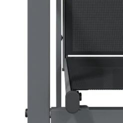 VidaXL - Tuinstoel - Zwart - Staal - 4 Stuks -VIDAXL Winkel 68cc9fb37277456788ee5ed9653c4898