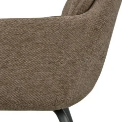 WOOOD Runa Eetkamerstoelen - Polyester - Donker Zand - Set Van 2 -VIDAXL Winkel 6911937431124eafba65a2d2251a6b5a