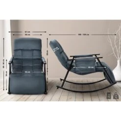 CLP Schommelstoel Cathy Fluweel - Donkergrijs -VIDAXL Winkel 6a8dc33b9e9c49b2bda3c4aeab716ef4