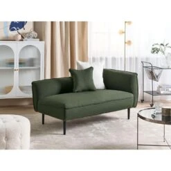CHEVANNES - Chaise Longue - Groen - Polyester -VIDAXL Winkel 6ad4e822e28c42278092e02bf8052a67