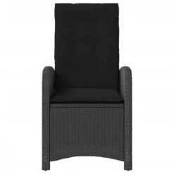 VidaXL - Verstelbare Tuinstoel Met Kussens - Zwart - Poly Rattan 14 VidaXL - Verstelbare Tuinstoel Met Kussens - Zwart - Poly Rattan -VIDAXL Winkel 6ae27840d53b4bdda8f47d1c4a16af76