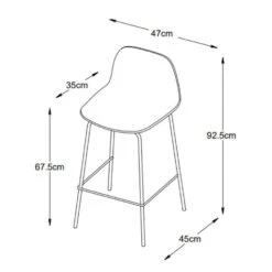 Nordic Home - Lara Barstoel - Olijfgroen -VIDAXL Winkel 6b14b10473884b6da0fed3a90e276c3d