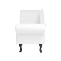 LATTES - Chaise Longue - Wit - Linkerzijde - Kunstleer -VIDAXL Winkel 6b7f1b366f9c4773a7d7d5f33cd14426