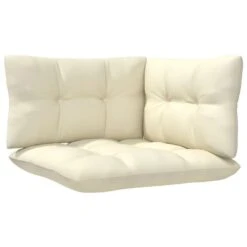VidaXL 3-delige Loungeset Met Crèmekleurige Kussens Massief Grenenhout -VIDAXL Winkel 6ba4cf439ed042f78a763ecaf3184dc5