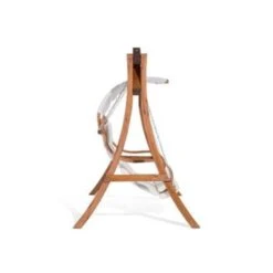 Beliani Schommelbank APRILIA - Donkere Houtkleur Larikshout -VIDAXL Winkel 6c5b1ce91bc049dca2887da71cb06d54