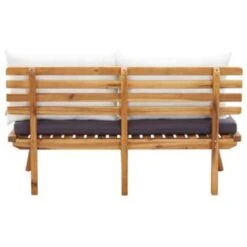 VidaXL Tuinbank Met Kussens 115 Cm Massief Acaciahout -VIDAXL Winkel 6ca6be32d3bc4b7daf4e334386855916