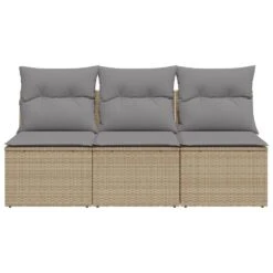 VidaXL - Tuinbank 3-zits - Beige - Poly Rattan - Met Kussens 14 VidaXL - Tuinbank 3-zits - Beige - Poly Rattan - Met Kussens -VIDAXL Winkel 6cc572a27d144a0894f599f09ed998d2