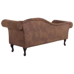 LATTES - Chaise Longue - Bruin - Rechterzijde - Kunstsuède -VIDAXL Winkel 6cdca3e627e74774a6d6e119ba728379