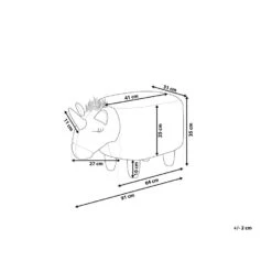 Beliani Dierenhocker UNICORN - Roze Polyester, Katoen 6 Beliani Dierenhocker UNICORN - Roze Polyester, Katoen -VIDAXL Winkel 6d27e107b243435bbab248c05247b511