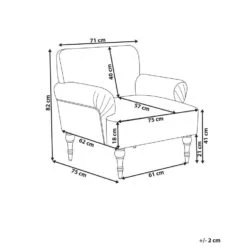 FREDROS - Fauteuil - Groen - Polyester -VIDAXL Winkel 6d322505ba1e4fe68b48875e7d4862b9