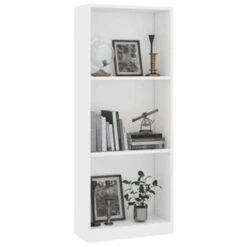 VidaXL Boekenkast Met 3 Schappen 40x24x108 Cm Bewerkt Hout Wit 6 VidaXL Boekenkast Met 3 Schappen 40x24x108 Cm Bewerkt Hout Wit -VIDAXL Winkel 6e2702f2d0014c6e81ad68aa2933a87a