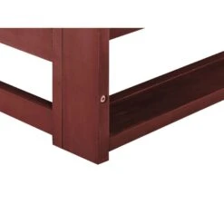 TRANI - Loungebank 3-zits - Mahonie - Acaciahout -VIDAXL Winkel 6ec463f7e5d34ee883a14ed7721b5541