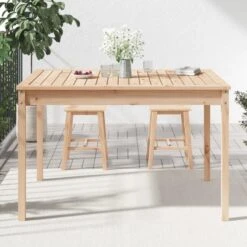 VidaXL - Tuintafel - Bruin - Grenenhout - 121 X 82.5 X 76 Cm -VIDAXL Winkel 6ecc4d0701f841b28d4951bee5df0672