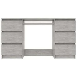 VidaXL Schrijftafel 140x50x77 Cm Bewerkt Hout Betongrijs -VIDAXL Winkel 6ecf08f9d48b45b9bc865d27f740a199