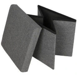 Merkloos Urban Living Poef/hocker/opbergbox - Donkergrijs - Mdf - 37 X 37 Cm 6 Merkloos Urban Living Poef/hocker/opbergbox - Donkergrijs - Mdf - 37 X 37 Cm -VIDAXL Winkel 6efc8d0d2d83411496aeda7fac8865af