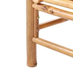 CERRETO - Hoekmodule Tuin - Taupe - Bamboe -VIDAXL Winkel 6fa16911a5f84cebaabc9c87a0796018 1