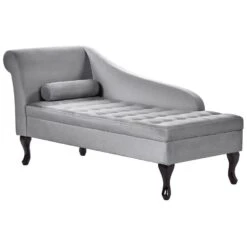PESSAC - Chaise Longue - Lichtgrijs - Linkerzijde - Fluweel 15 PESSAC - Chaise Longue - Lichtgrijs - Linkerzijde - Fluweel -VIDAXL Winkel 703c9084fd5d439fb2e694a73f4b0cef
