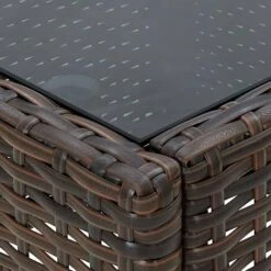VidaXL - Loungetafel - Bruin - Poly Rattan - 40x40x45 Cm -VIDAXL Winkel 70d0062c62794dea9e30ff7f32e67b50