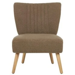 VAASA - Fauteuil - Bruin - Polyester -VIDAXL Winkel 721c92f86a0a4db09642ed6b772bdb66
