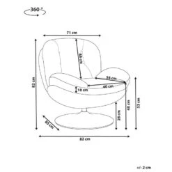 NOLVIK - Fauteuil - Beige - Fluweel -VIDAXL Winkel 72a420d848534ae0a9c8304b033a1f3d