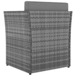 VidaXL - Tuinstoelen - Antraciet - Poly Rattan - Met Voetenbank -VIDAXL Winkel 72b6947f5ab34061977fda45123ec1d8