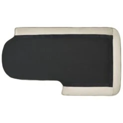 ALLIER - Chaise Longue - Beige - Linkerzijde - Fluweel -VIDAXL Winkel 72e89495d3474376baa05d604a3c6b35