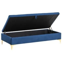ABERDEEN - Ottomaan Met Opbergruimte - Marineblauw - Fluweel 14 ABERDEEN - Ottomaan Met Opbergruimte - Marineblauw - Fluweel -VIDAXL Winkel 731a04e38ccb4812bcf21092e9418615