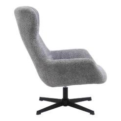 Fauteuil Draaibaar - Donkergrijs Stof - 89x80x101cm - Bescia -VIDAXL Winkel 737588c5a2f34863bf8eff4cc7edf41c