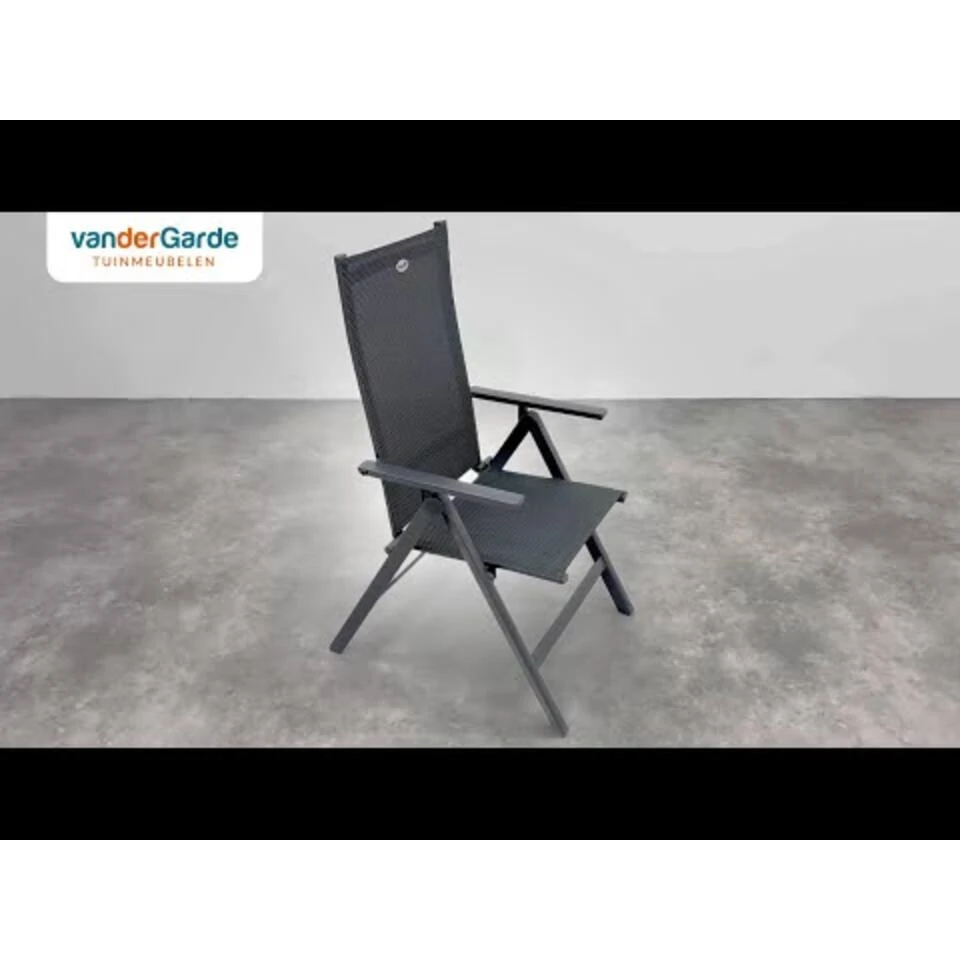 Set Van 4 - Hartman Napoli Verstelbare Stoel 11 Set Van 4 - Hartman Napoli Verstelbare Stoel - Afbeelding 11