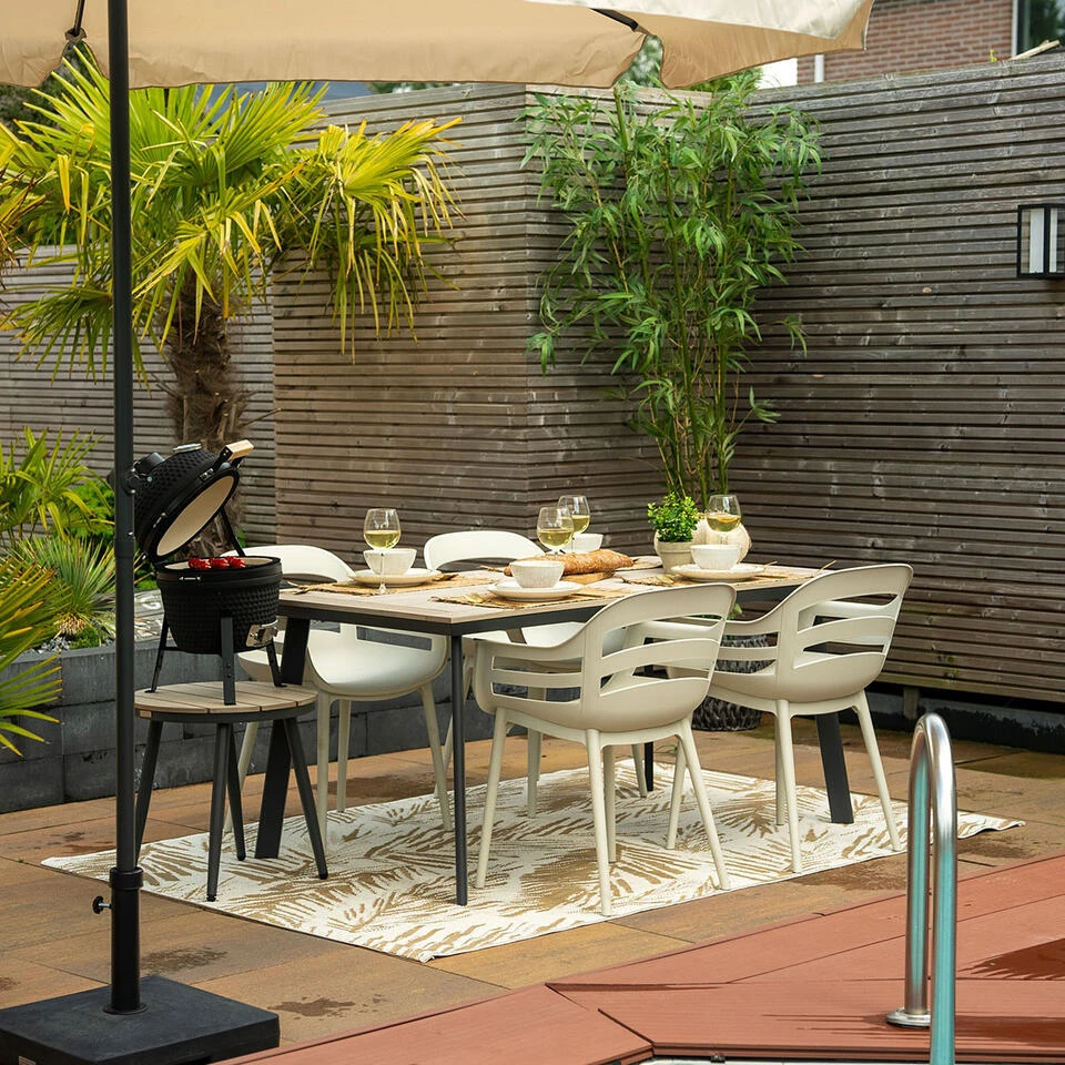 Garden Impressions Penedo Tuintafel 160x90 Cm - Light Teak Vironwood 4 Garden Impressions Penedo Tuintafel 160x90 Cm - Light Teak Vironwood - Afbeelding 4