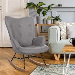 CLP Schommelstoel Sanka Stof - Grijs 9 CLP Schommelstoel Sanka Stof - Grijs -VIDAXL Winkel 74db4c9b4c5b4183a8bc9e3fa75b4778