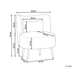 OTSBY II - Fauteuil - Donkergroen - Bouclé -VIDAXL Winkel 74e0c94d3a524b1c9aab16a48f531332