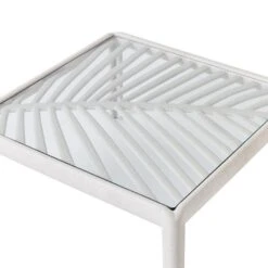 FERRETTI - Salontafel - Lichtbeige - 69 X 69 Cm - Synthetisch -VIDAXL Winkel 758e305032214959841d29fa1db32044