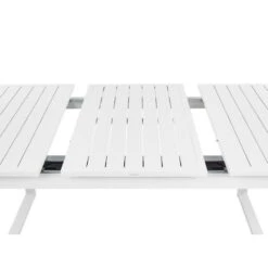 VALCANETTO - Tuintafel - Wit - 90 X 180/240 Cm - Aluminium -VIDAXL Winkel 75ee130dba0d4a7ab11783378c827e02