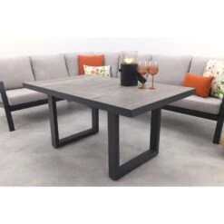 VDG Viento/Darwin Lounge-/diningset (4-delig) - Royal Grey/Antraciet -VIDAXL Winkel 76101fd8b3064ea48124906b2f984bc7