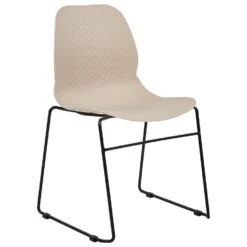 PANORA - Eetkamerstoel Set Van 4 - Beige - Plastic -VIDAXL Winkel 763be5b0d4cb4be890894b9c54ab47a7