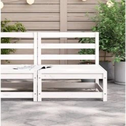 VidaXL - Tuinbank Zonder Armleuningen - Wit - Grenenhout - 70x70 67 Cm 10 VidaXL - Tuinbank Zonder Armleuningen - Wit - Grenenhout - 70x70 67 Cm -VIDAXL Winkel 77442840903d4597bad3bbd34e51db6f