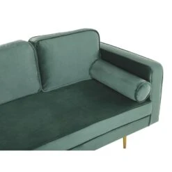 MIRAMAS - Chaise Longue - Groen - Rechterzijde - Fluweel -VIDAXL Winkel 775180a3a33d470c9ad6d1d50e7be3a6