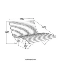 Merkloos HOME DELUXE Golfhouten Ligstoel TAIGA Incl. Kussen Aantal: 2 -VIDAXL Winkel 782a39aa1eaf4de98d766efb34870fae