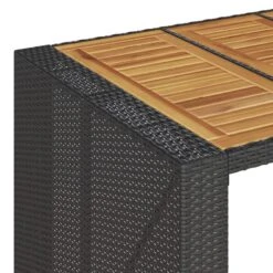 VidaXL - Tuinbartafel - Zwart - Poly Rattan - 105 X 80 X 110 Cm -VIDAXL Winkel 78a6c98654594bcbaf9744ba6284e802
