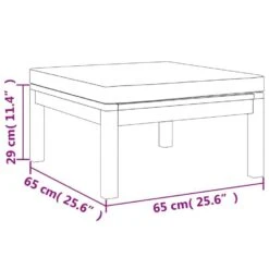 VidaXL - Voetensteun - Wit - Acaciahout - Met Kussen -VIDAXL Winkel 79253f049bf3424c852c936b563913f4